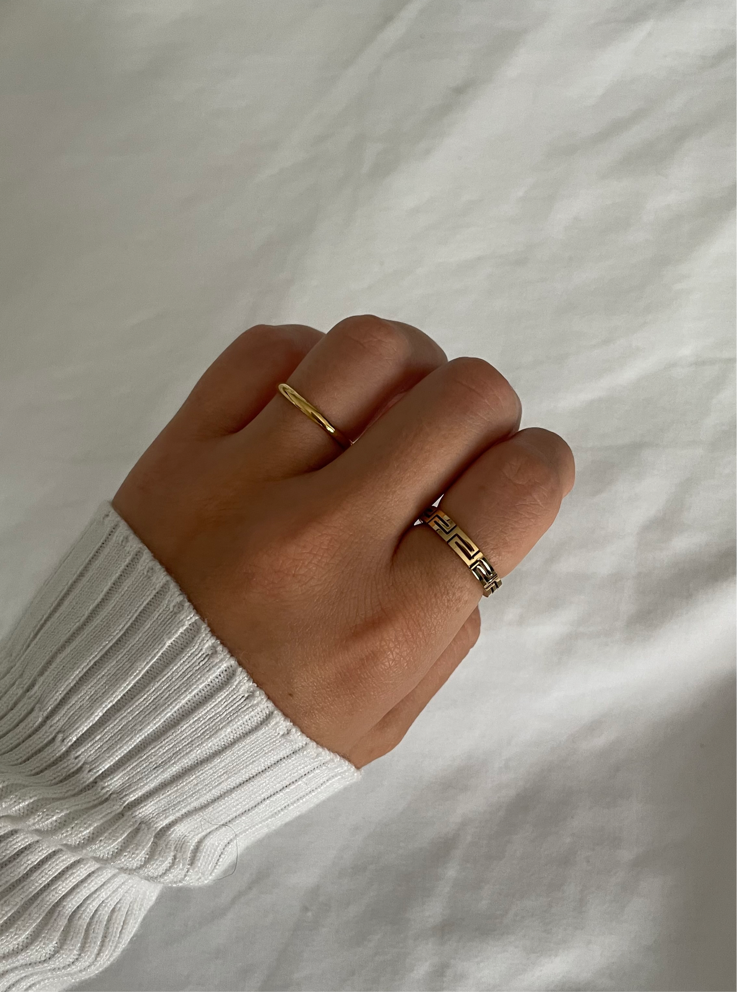 Band Ring | Gold Plated Stainless Steel | Tarnish Resistant